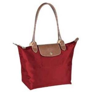 Sac Shopping Boutique Longchamps soldes pas cherss Le Pliage Moyen Rouge